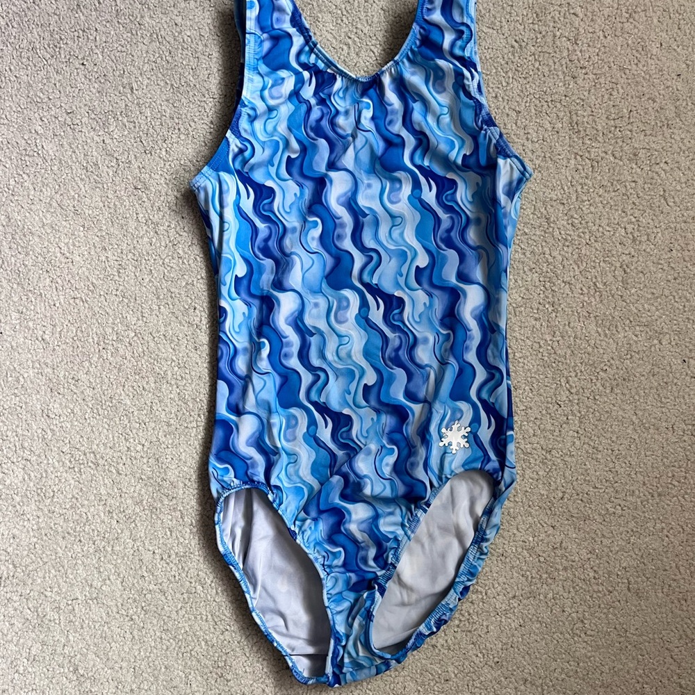 Snowflake Designs Blue Wave Leotard